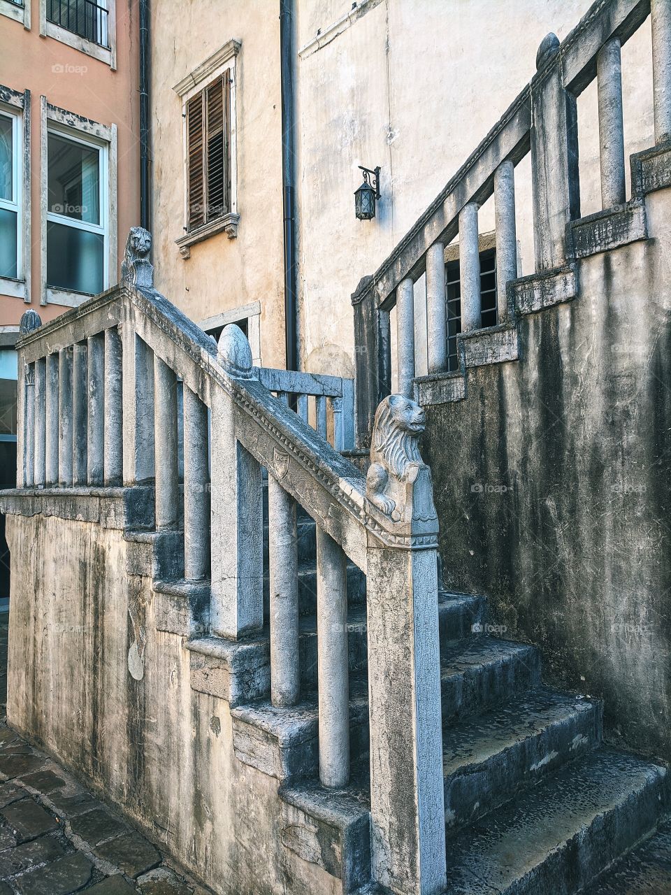 Streets of old town in Koper