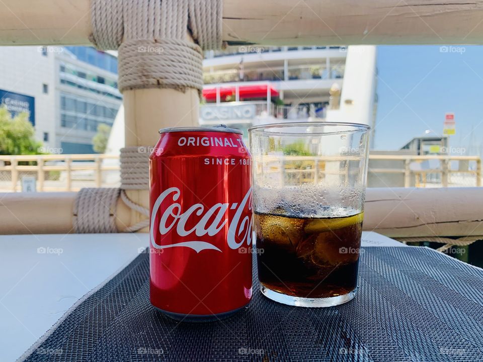 Nice chilled coke