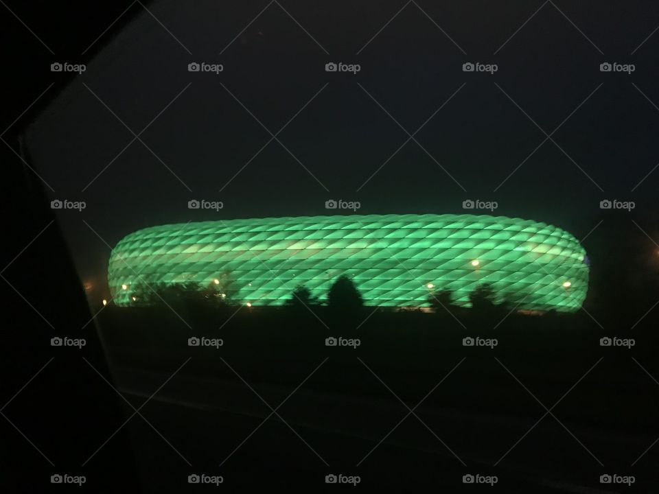 Allianz Arena am St. Patricks Day