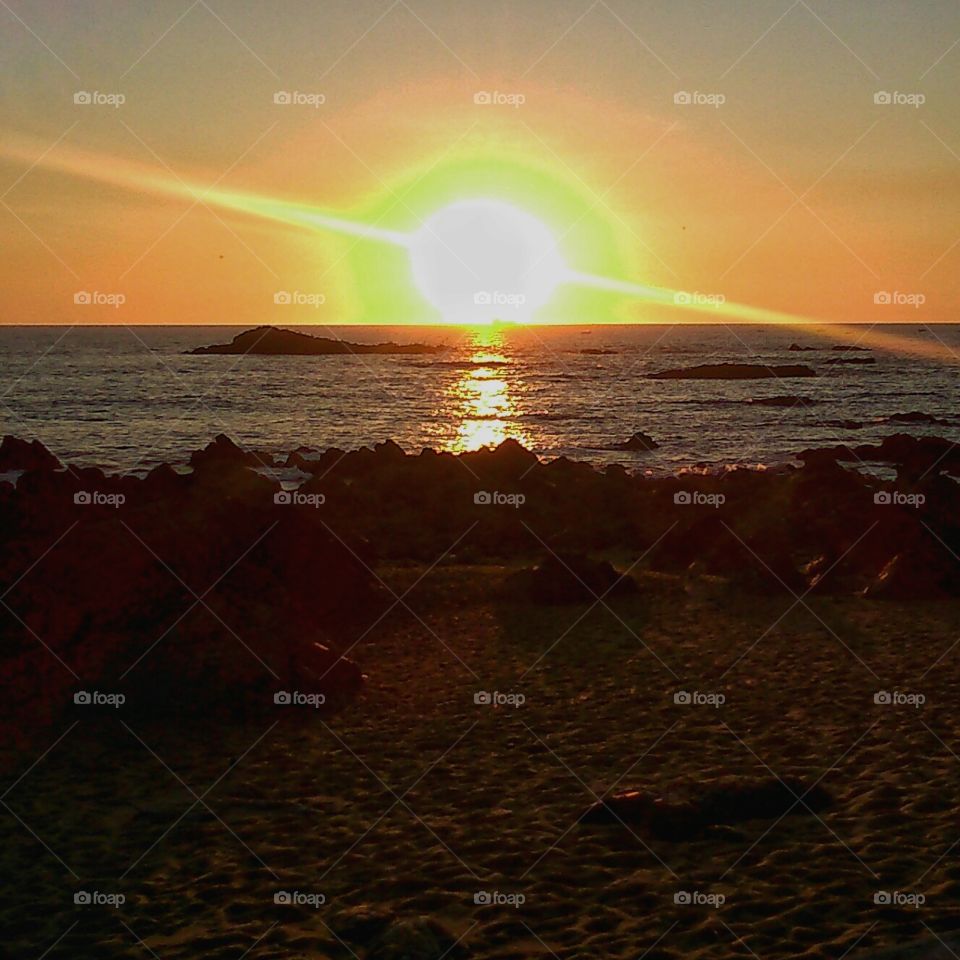 See you tomorrow. Sunset in Porto, Portugal