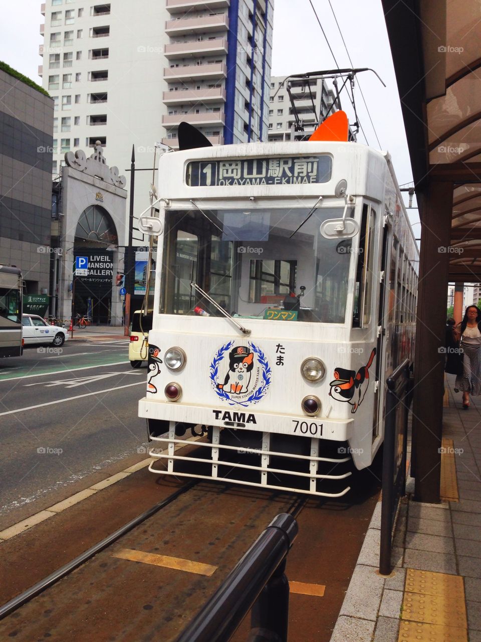 Tram. at okayama japan