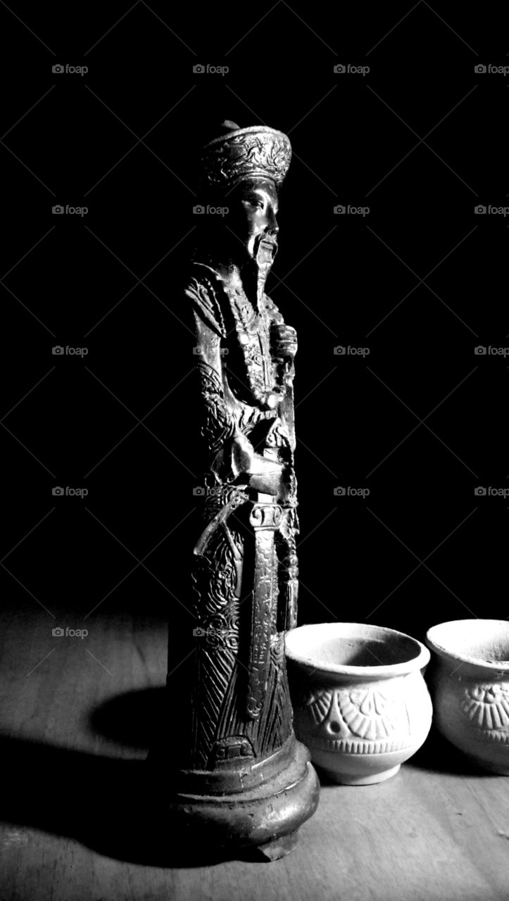 ...Black and white..