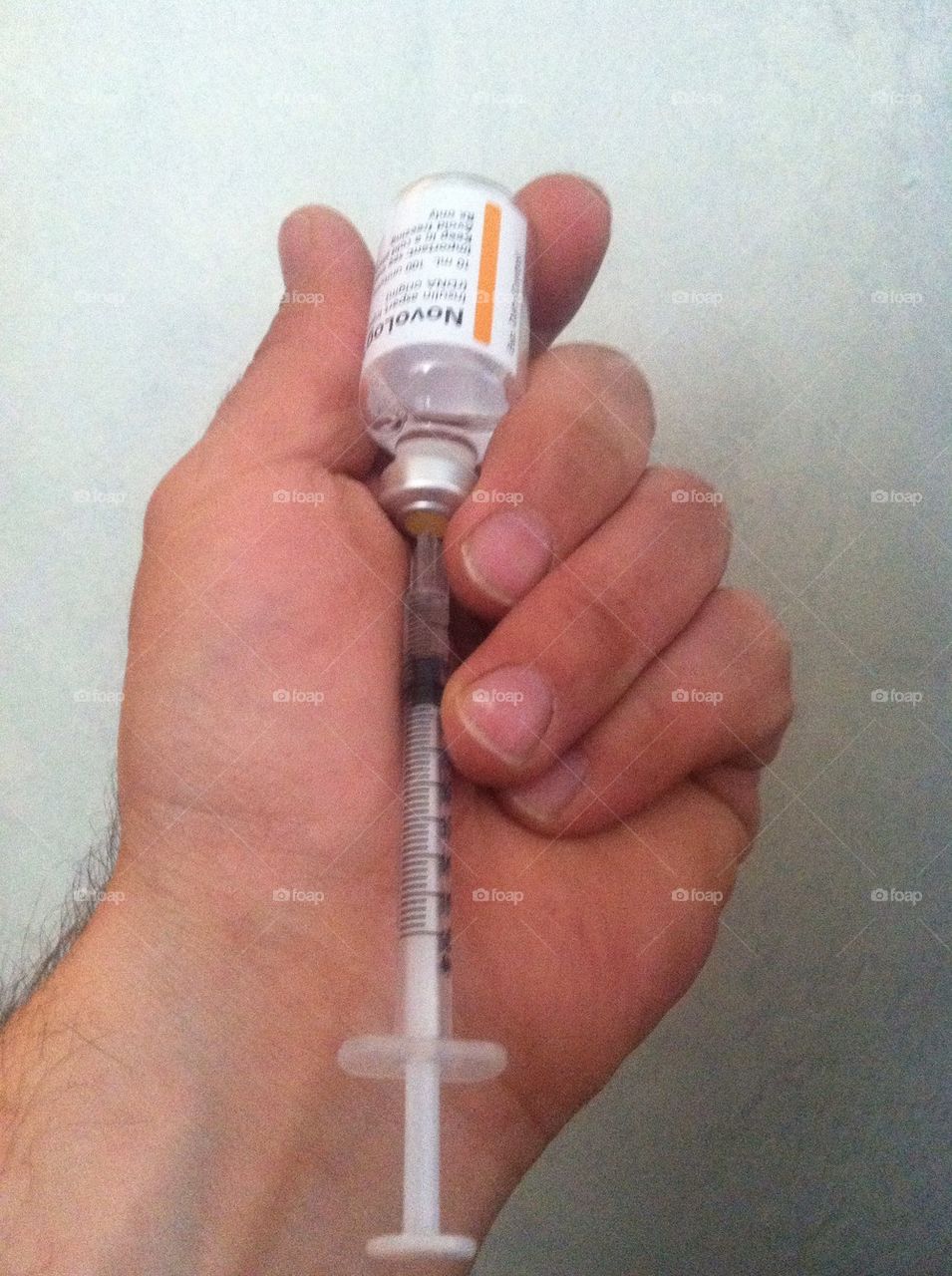 Insulin injection prep