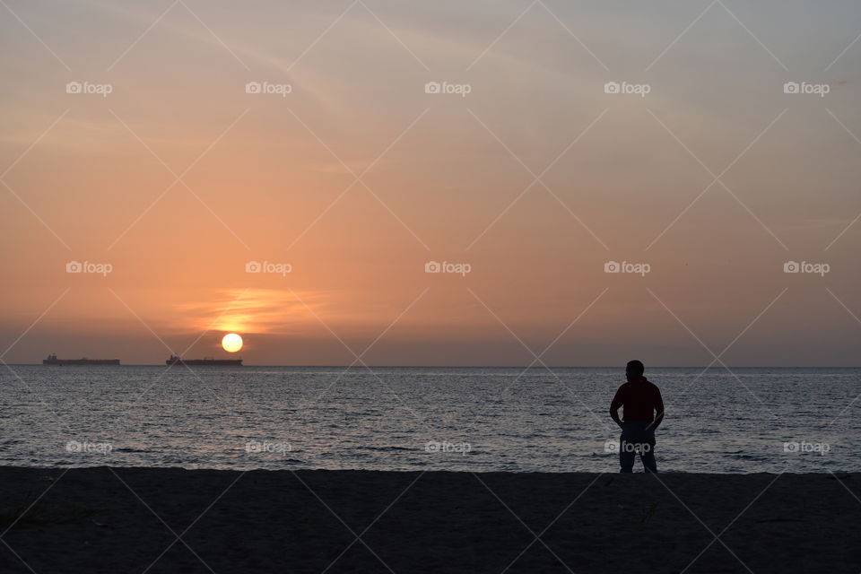 In the pursuit of peace and happiness while at the beach 