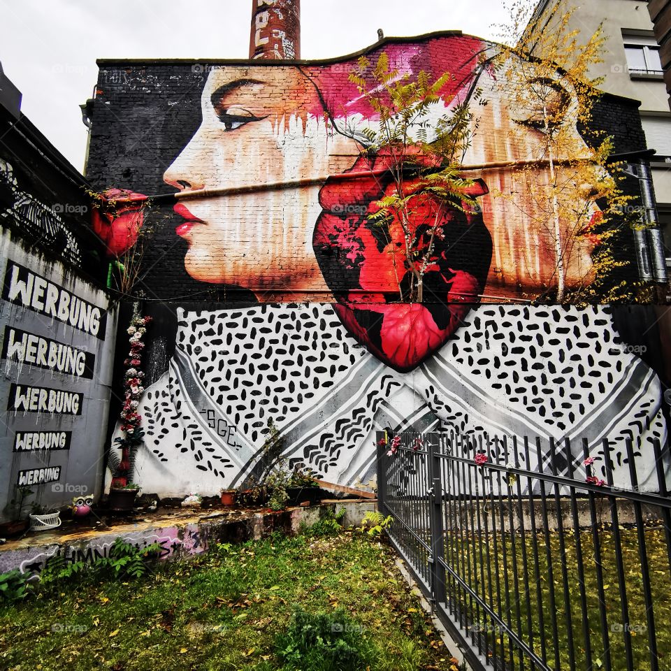 Graffiti at the Naxos Hall Frankfurt/Main