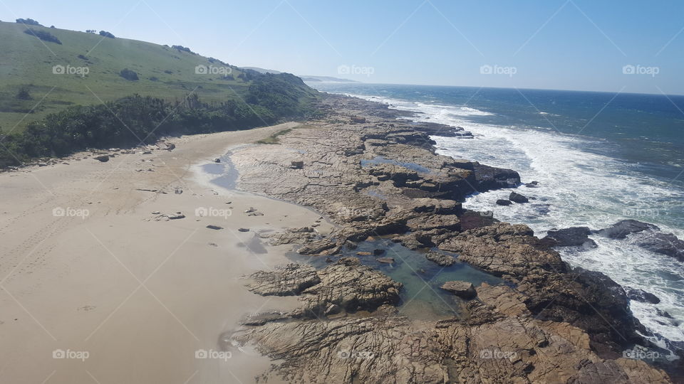 Seashore, Water, Beach, No Person, Sea