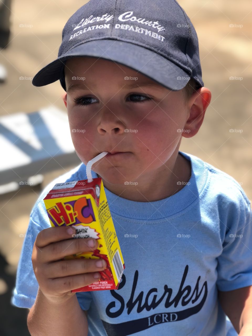 Refreshing Hi-C juice box after T-ball practice 