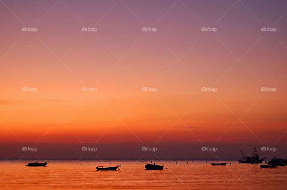 bašanija sky red sunset by selecshine