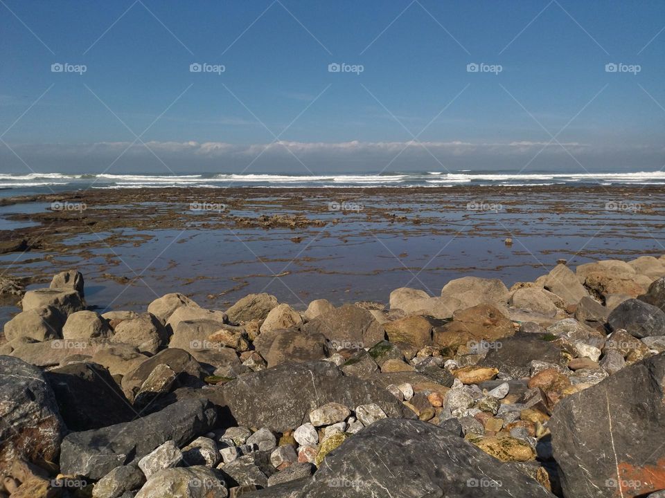 Rock and stones at the beach