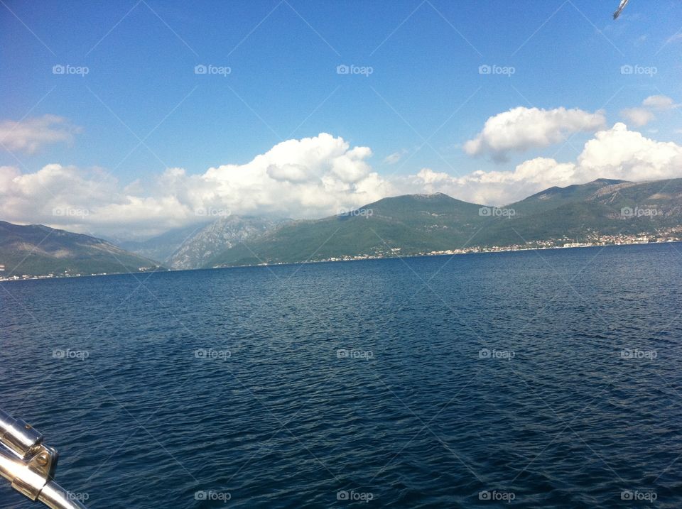 Boat trip, Montenegro