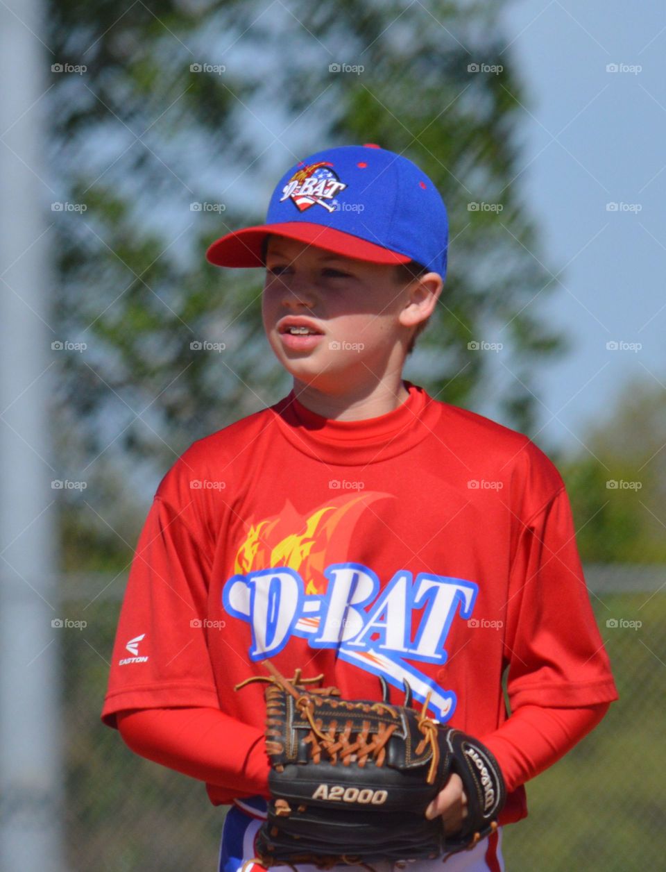 Portrait of a baseball player