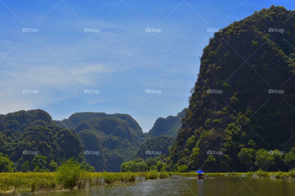 Tam Coc . Tam Coc Vietnam. Also known as the "Halong Bay" on land. Shot during my travels in SEAsia