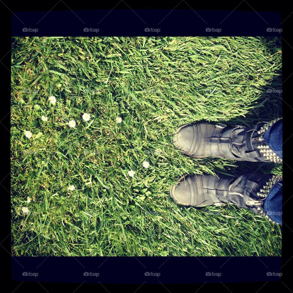 balance rocker boots tiny flowers by chichidango79