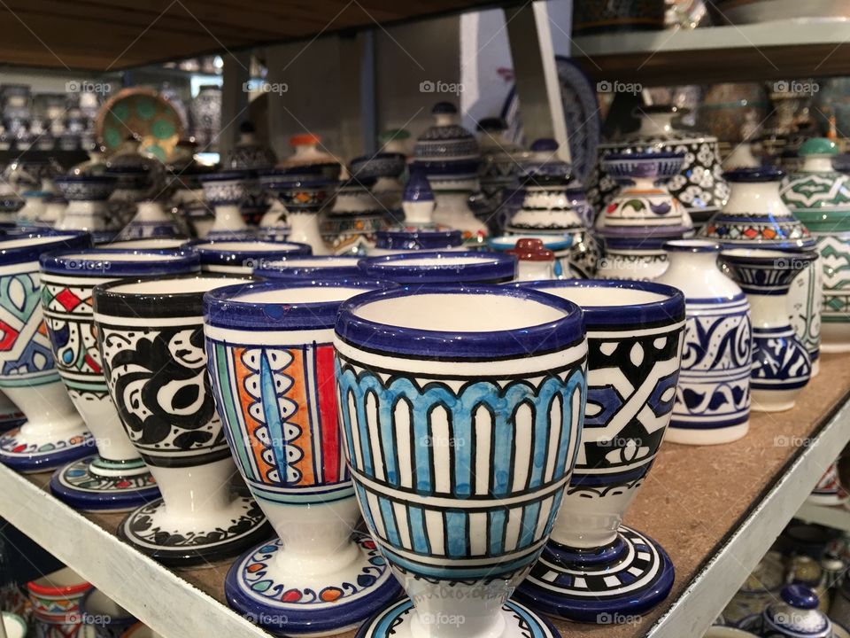 Pottery in fez 