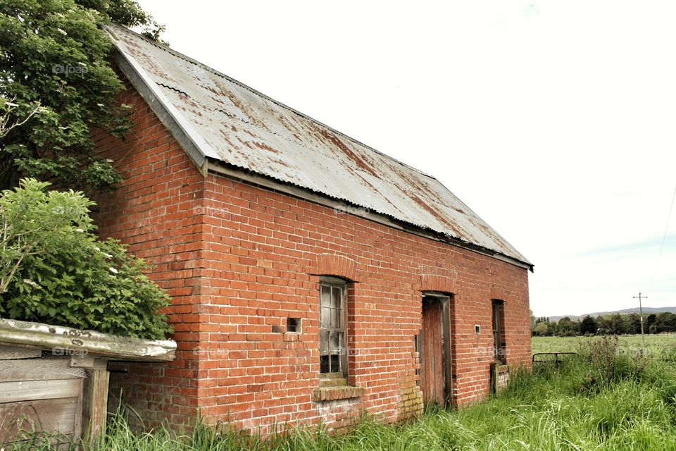 Old Abandoned Brick Building