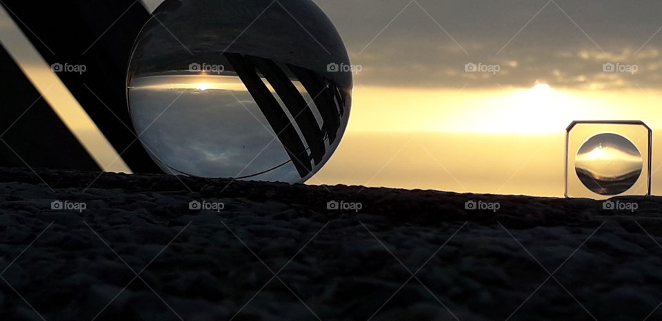 Couché de soleil à merlimont à Berck