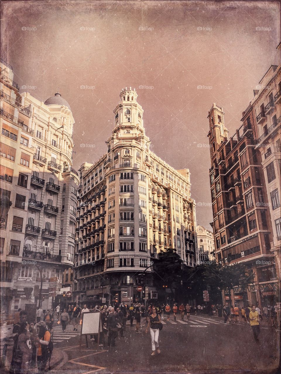 Plaza del Ayuntamiento. Plaza del Ayuntamiento (Valencia - Spain)