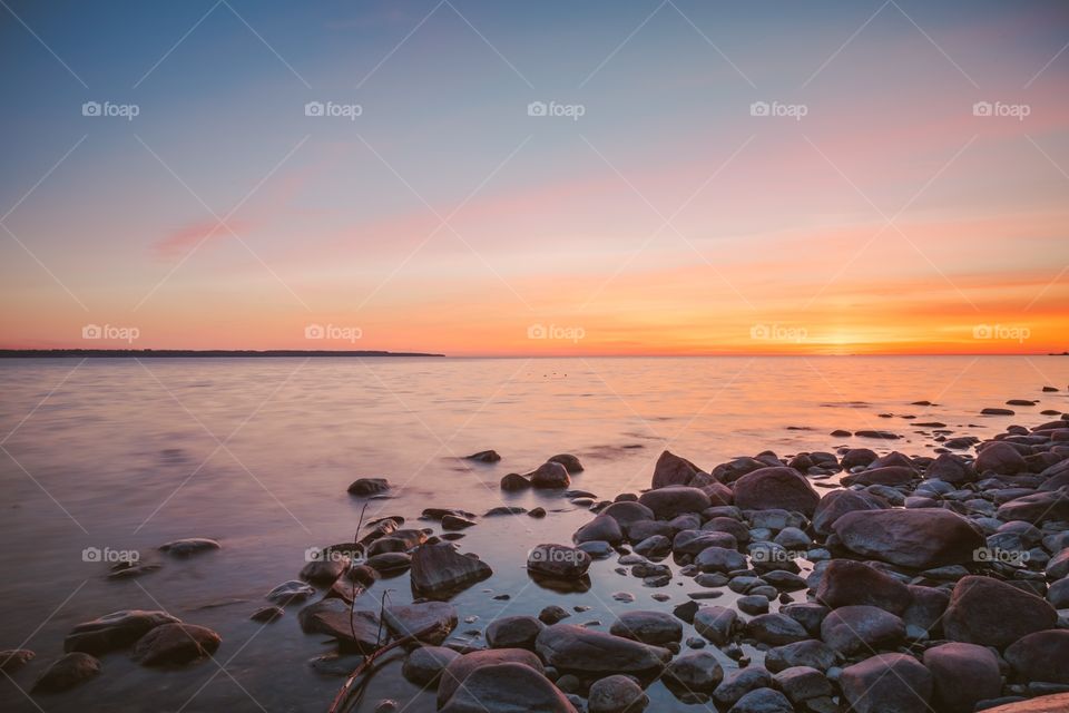 Sunset, Water, Beach, Dawn, Dusk