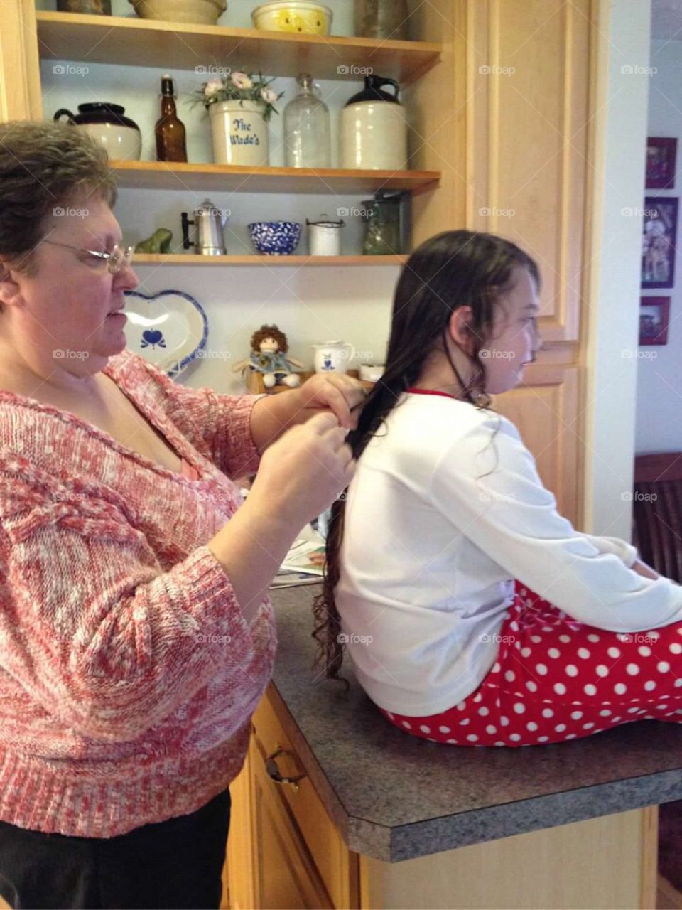 Haircuts by grandma!