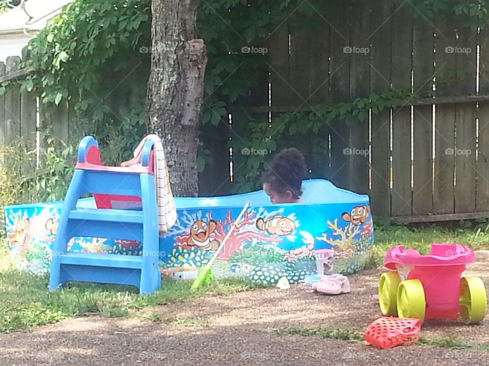 Child in Pool