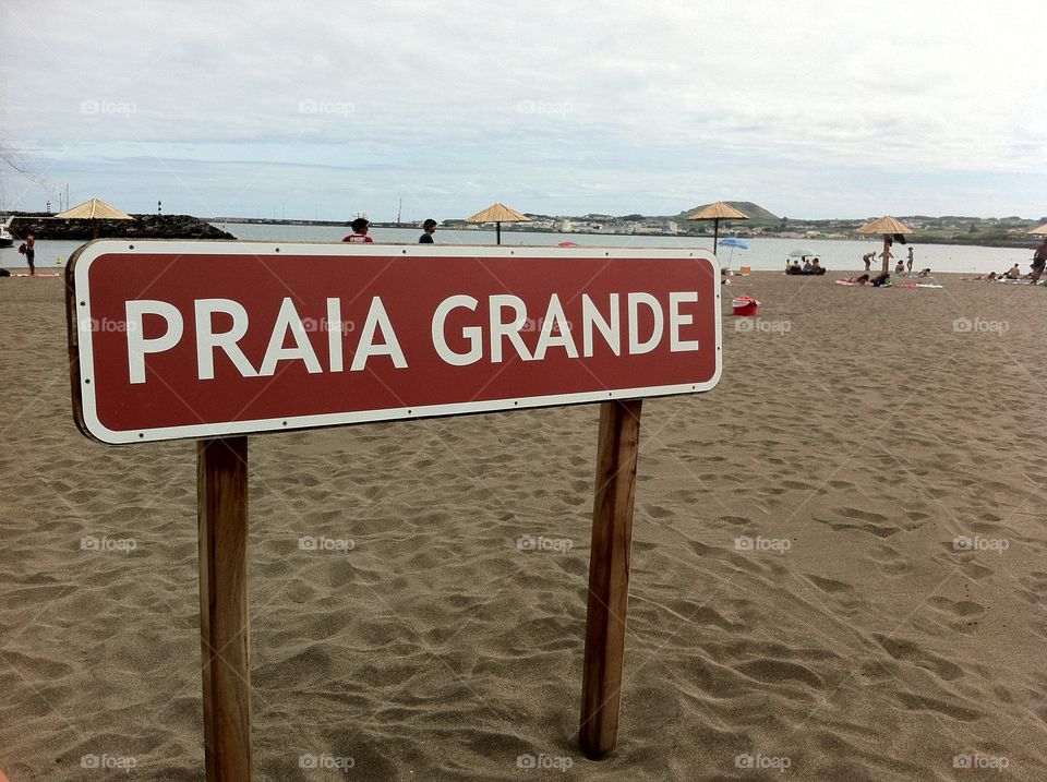 Beach. Bbeach In azores . Terceira
