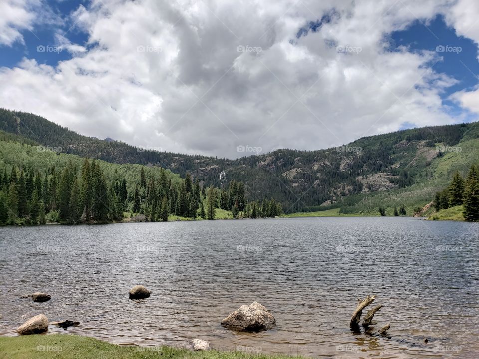 Dillon, Colorado Mountains and Lake
