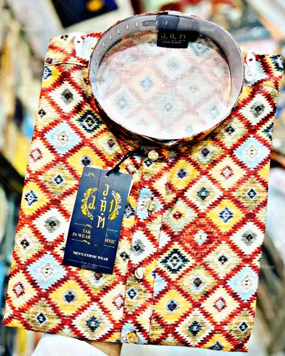 August 15th 2023 Maharashtra India. A beautiful and attractive shirt.