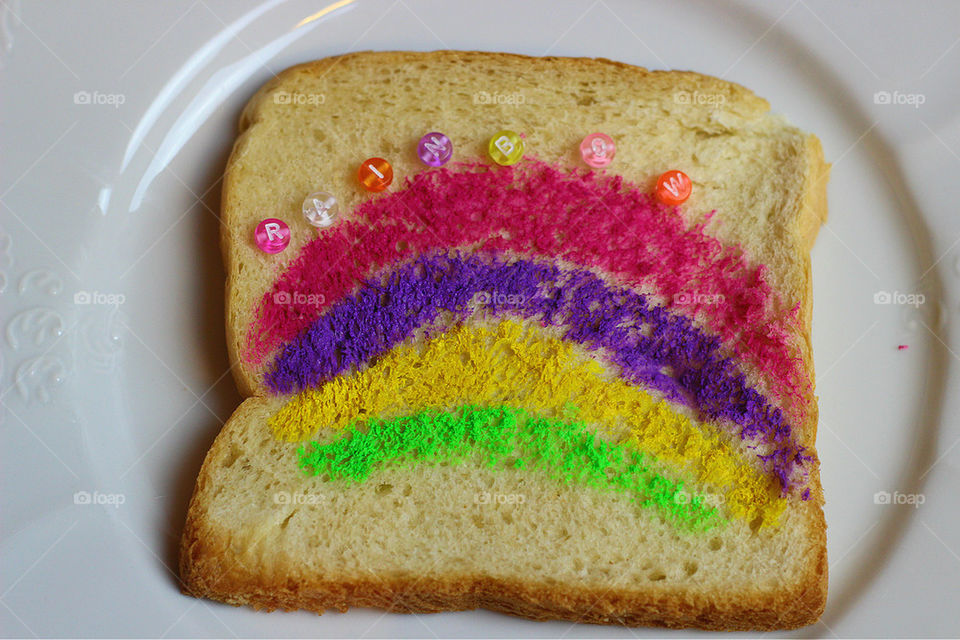 rainbow toast