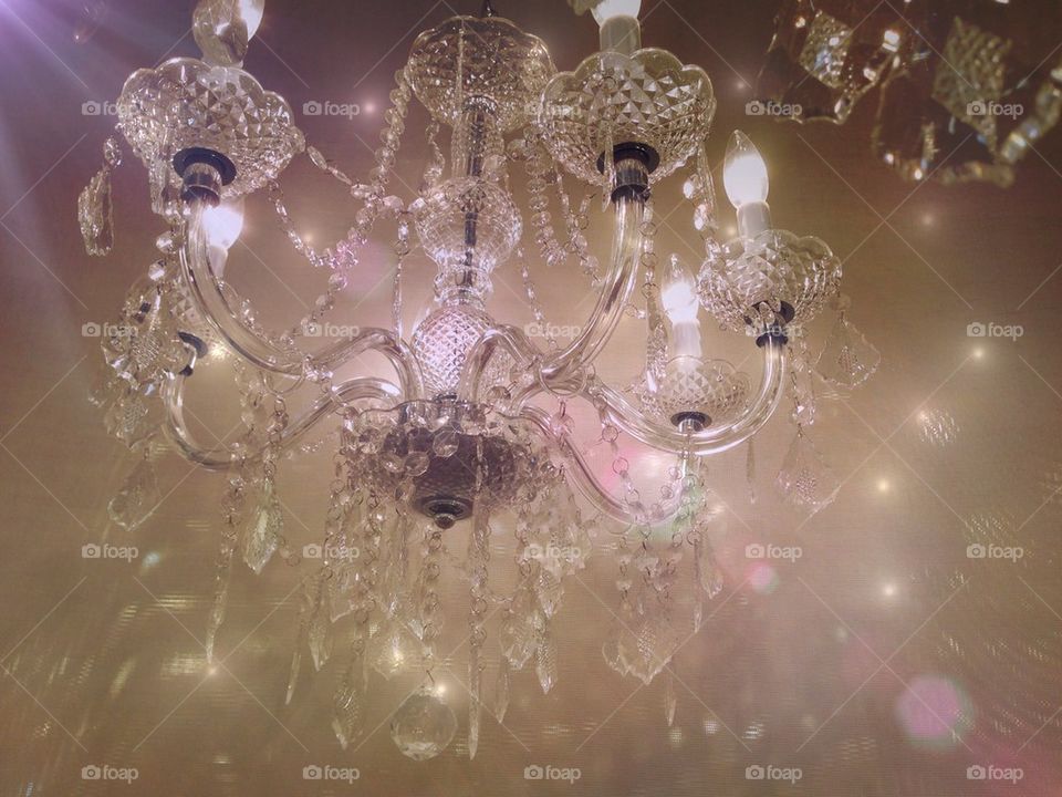 Sparkling chandelier