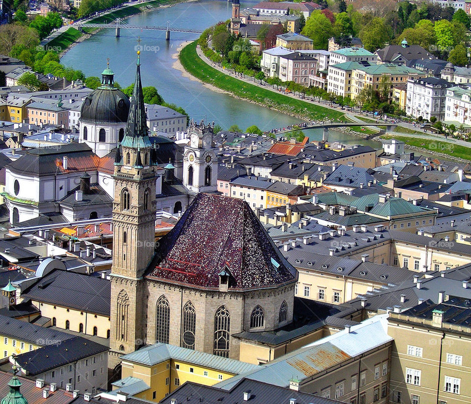 Salzburg cityview