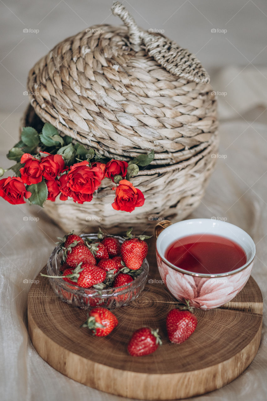 Red still life 