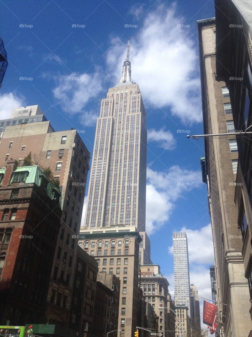 Majestic view of the Empire State Building 