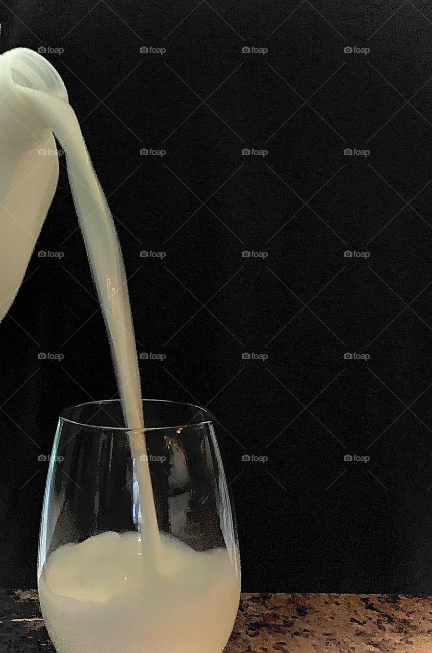 Milk pouring 