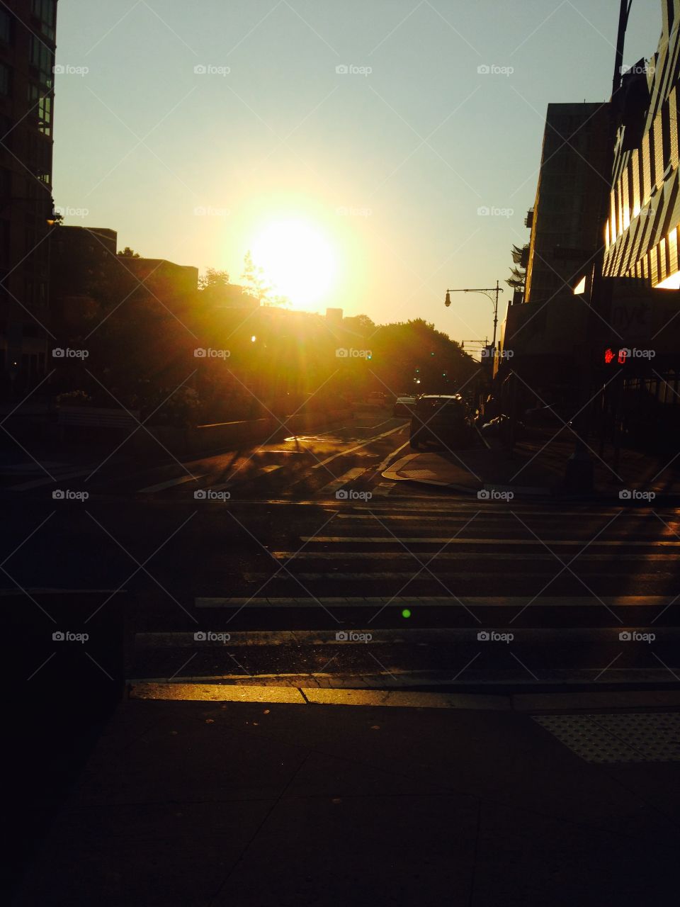 Street sunrise 