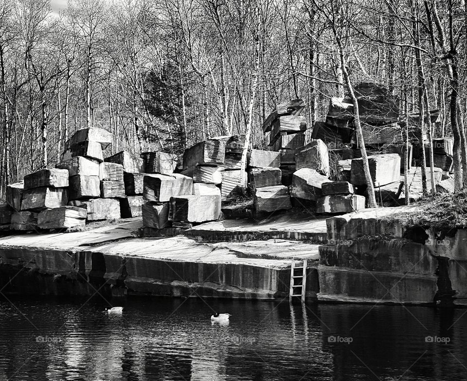 marble blocks quarry