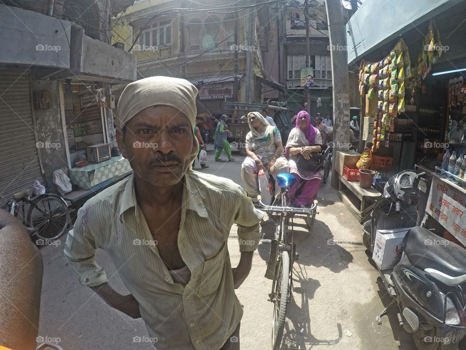 cycle rickshaw driver