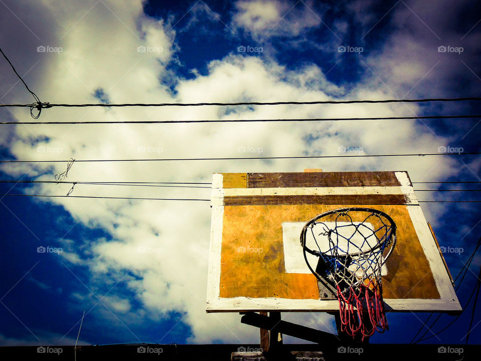 street basketball court