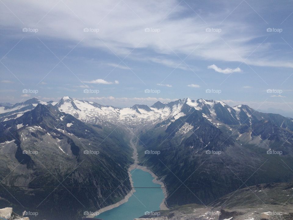 Glacier of Tux in Austria