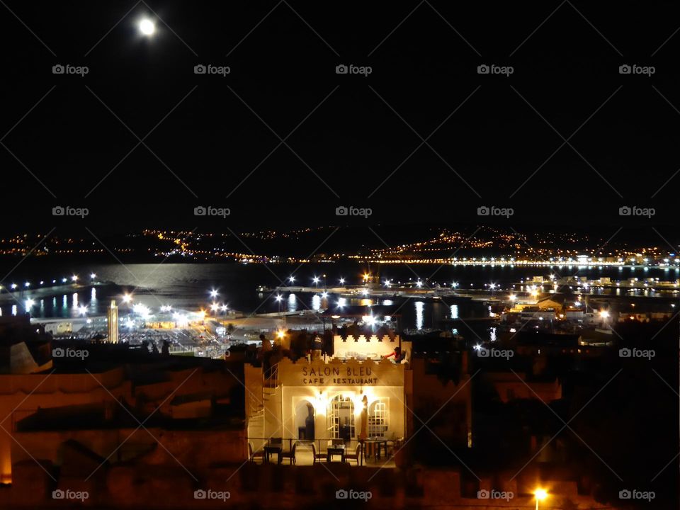 night 🌃 Tangier, Morocco.
