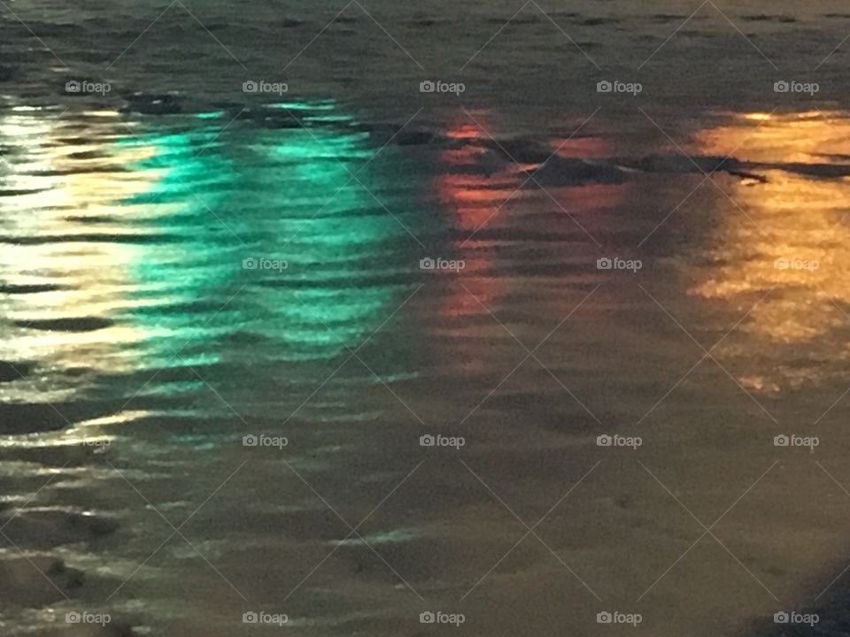 Traffic lights on ice