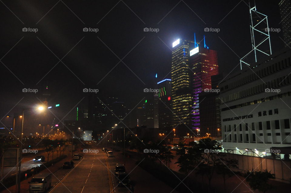 Hong Kong, night