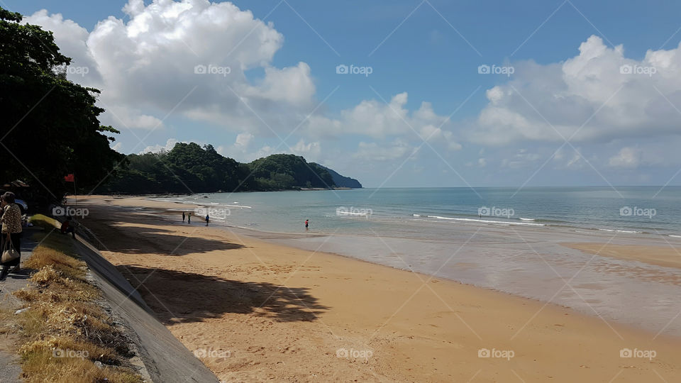 The beauty of the sea Chanthaburi in Thailand