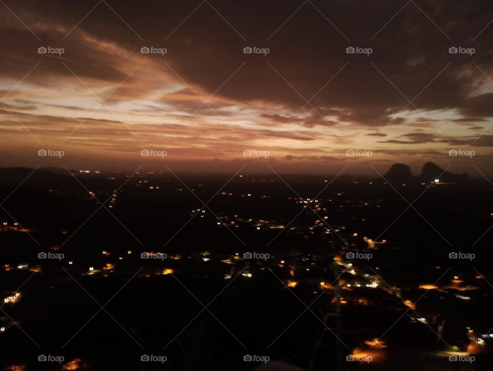 Sunrise at Kaki Bukit Hill