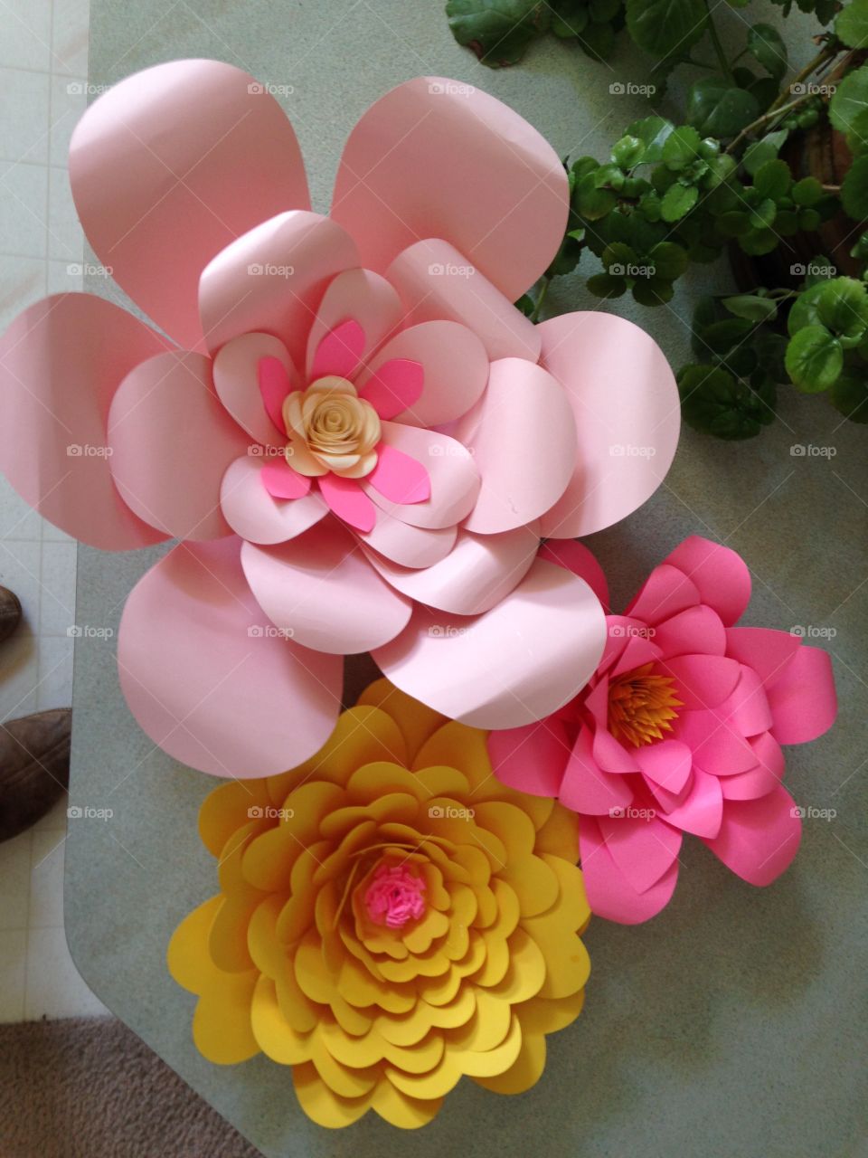Paper flowers