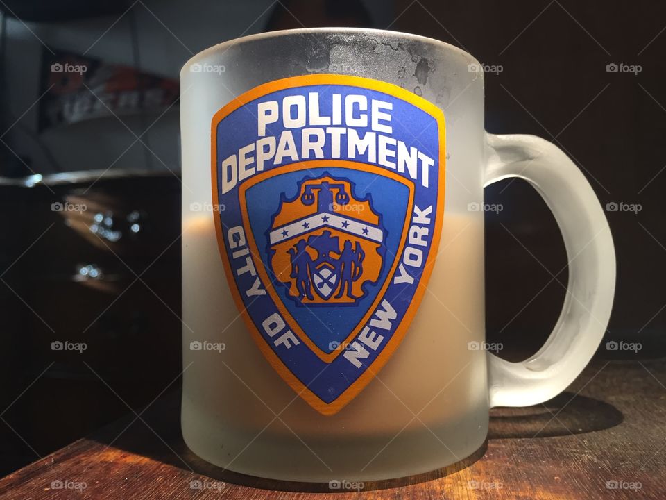 New York Police Department coffee mug