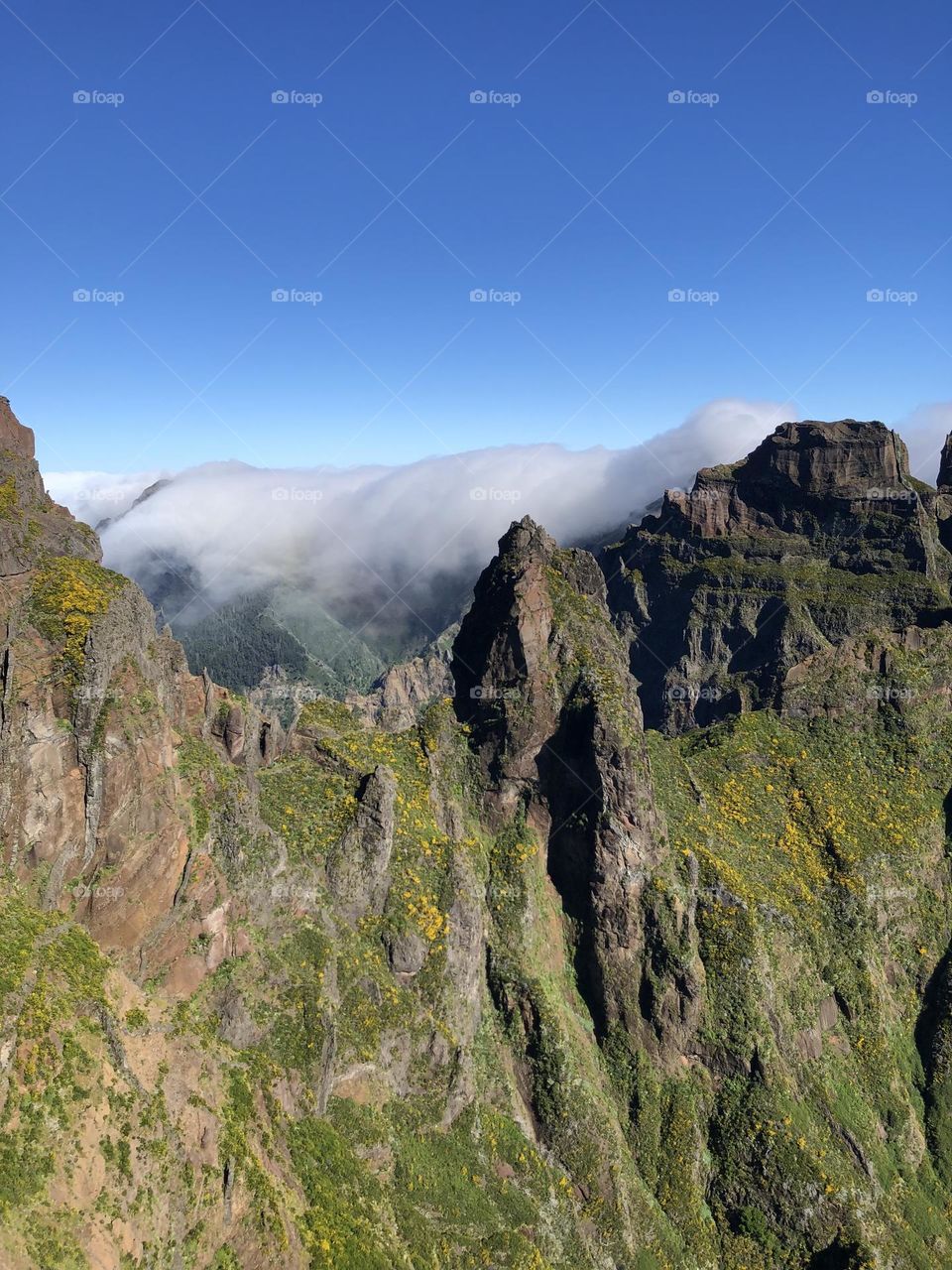 Clouds over Mountains. Madeira Island, 🇵🇹