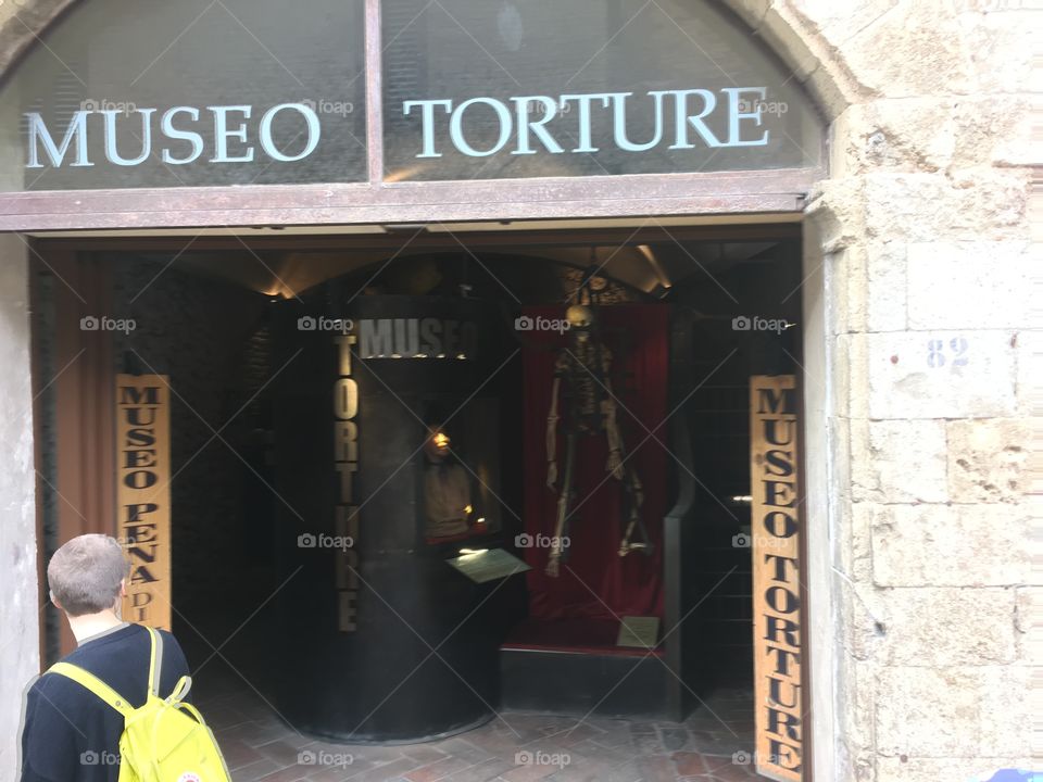 Torture museum, Italy