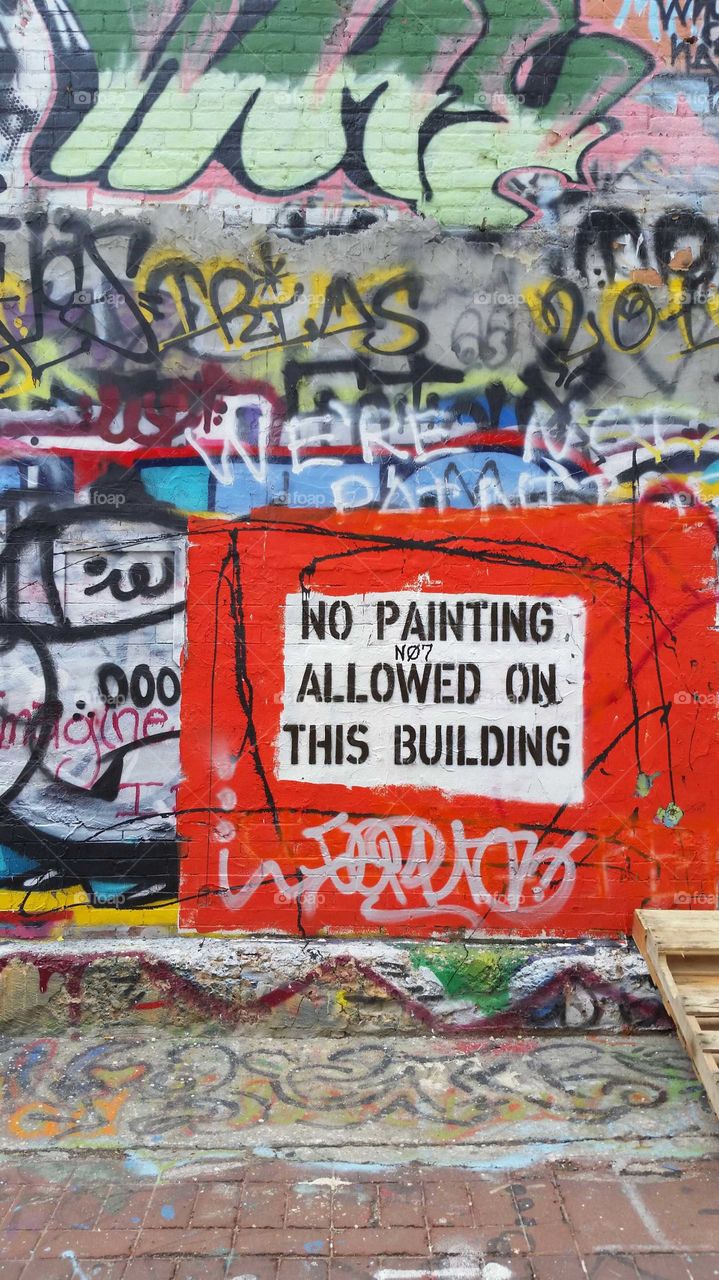 no painting allowed