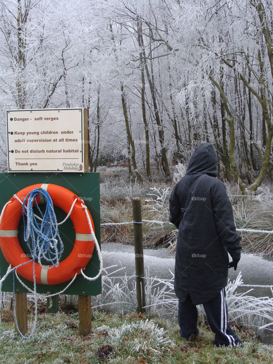 winter child trees ice by emmam