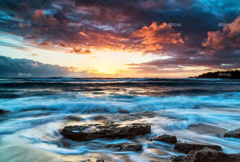 Oahu north shore, Hawaii